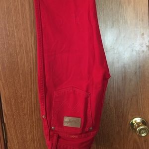 Vintage Red Wrangler jeans